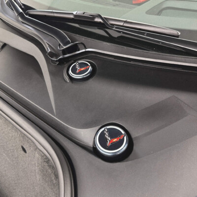 C8 Corvette 20-24 Cap Covers Painted 2PC Front Set