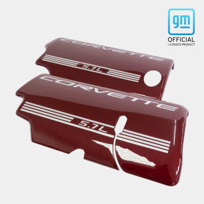C5 Corvette LS1 Smooth Fuel Rail Covers Pair 99-04