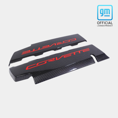 C7 Corvette LT1 Fuel Rail Covers, Hydro Carbon Fiber