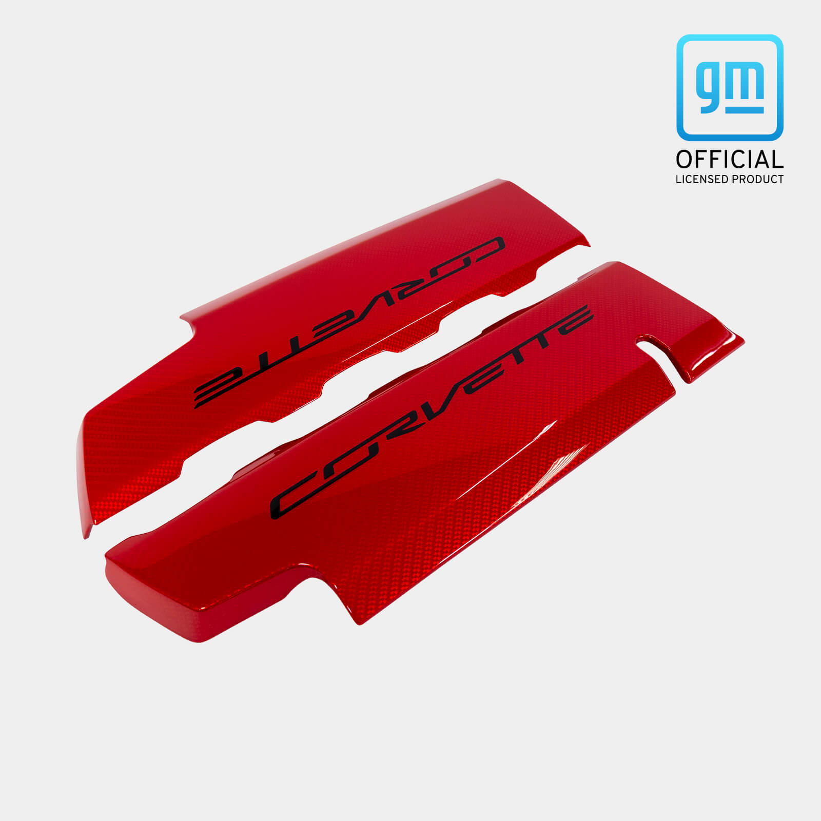 C7 Corvette LT1 Fuel Rail Covers, Hydro Carbon Fiber - Image 3