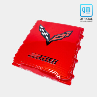 C7 Corvette Super Charger Cover Hydro Carbon Fiber