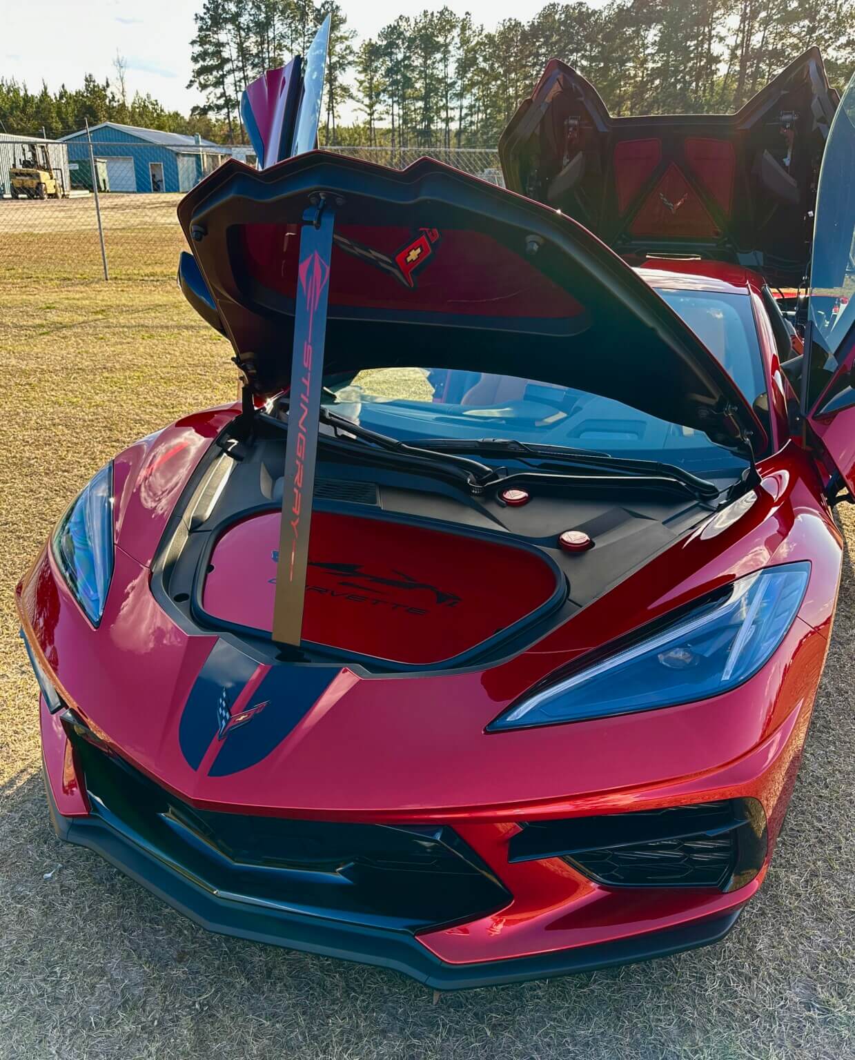 C8 Corvette Frunk Lid Prop - AMT Custom Designs