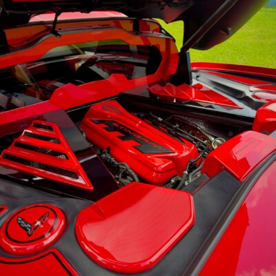 C8 Coupe Painted Engine Bay Covers