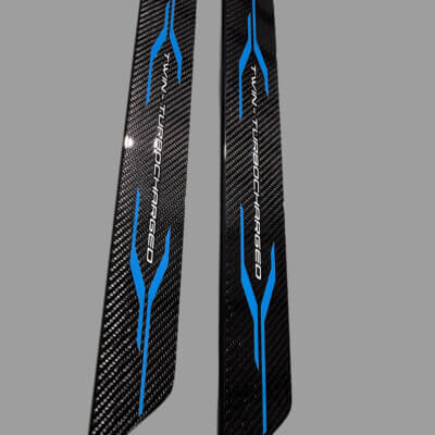 C8 Corvette Real Carbon Fiber ZR1 Door Sill Covers